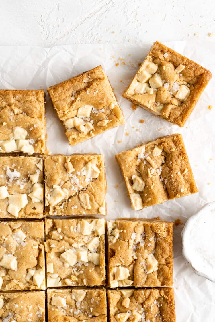 Spicy Ginger Brown Butter Blondies